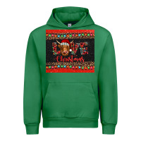 Emerald love christmas highland cow and turquoise gemstone Urban Hoodie - Jasminsmagicworld