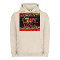 Pigment French Oak love christmas highland cow and turquoise gemstone Urban Hoodie - Jasminsmagicworld