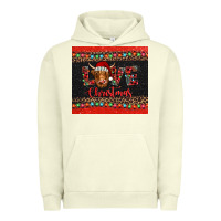 Pigment Pistachio love christmas highland cow and turquoise gemstone Urban Hoodie - Jasminsmagicworld