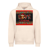 Sandshell love christmas highland cow and turquoise gemstone Urban Hoodie - Jasminsmagicworld