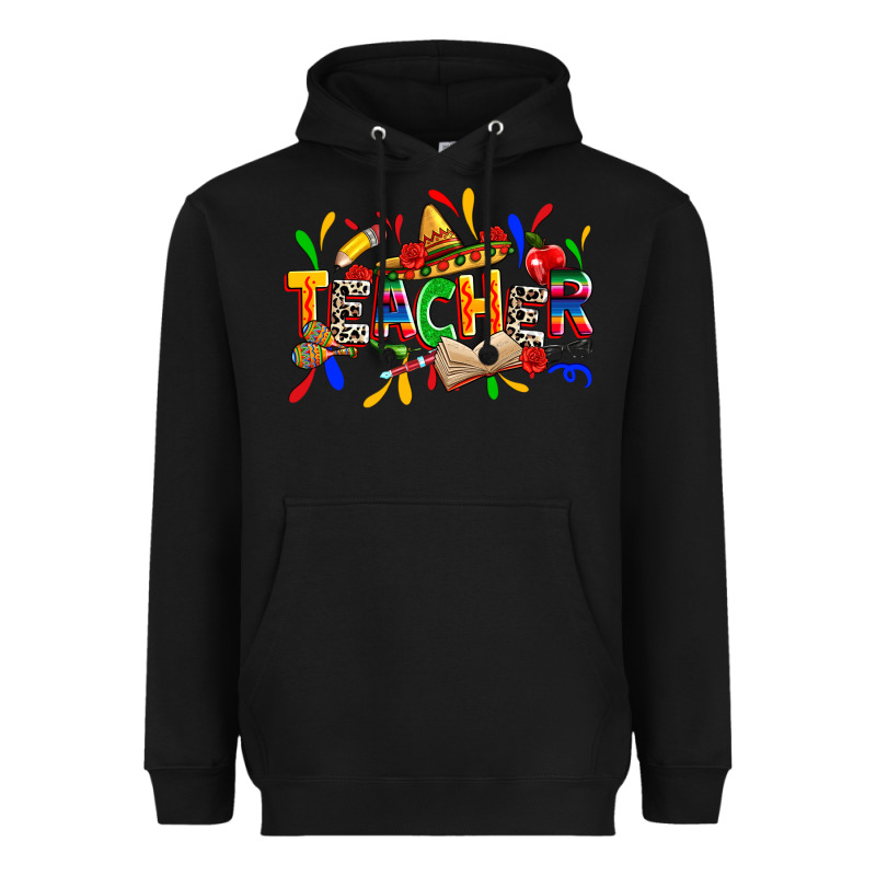 Cinco De Mayo Teacher Heavyweight Hoodie by Zillion Design Studio | Teevron