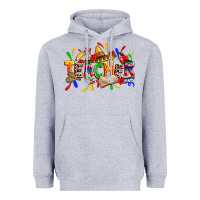 Heather Grey cinco de mayo teacher Heavyweight Hoodie - Zillion Design Studio