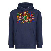 Navy cinco de mayo teacher Heavyweight Hoodie - Zillion Design Studio