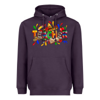 Plum cinco de mayo teacher Heavyweight Hoodie - Zillion Design Studio