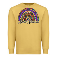 Antique Gold autism awareness Premium Sweatshirt - SublimationCraftShop