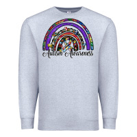 Heather Grey autism awareness Premium Sweatshirt - SublimationCraftShop