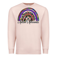 Pale Pink autism awareness Premium Sweatshirt - SublimationCraftShop