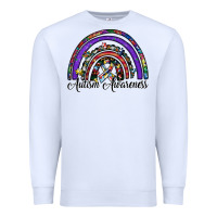 White autism awareness Premium Sweatshirt - SublimationCraftShop