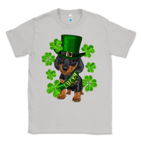 Moon Dust st. patricks day lucky dachshund puppy Classic Tee - RanaPortraitStore