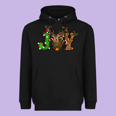 Christmas Joy Heavyweight Hoodie Designed By Ranaportraitstore