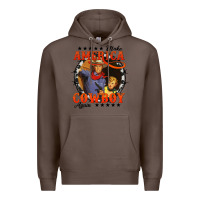 Coffee make america cowboy again Premium Hoodie - AdoDesignShop