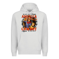 Dove Grey make america cowboy again Premium Hoodie - AdoDesignShop
