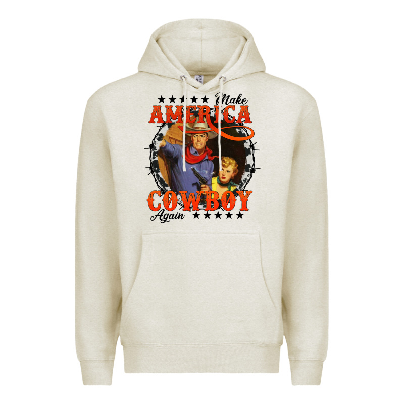 Make America Cowboy Again Premium Hoodie by AdoDesignShop | Teevron