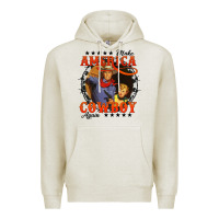 Oatmeal Heather make america cowboy again Premium Hoodie - AdoDesignShop