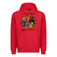 Red make america cowboy again Premium Hoodie - AdoDesignShop