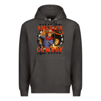 Smoke make america cowboy again Premium Hoodie - AdoDesignShop