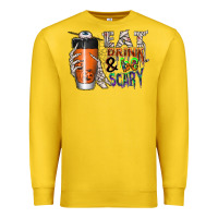 Lemon Eat drink be scary Premium Sweatshirt - CowhideDigitalArt