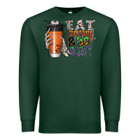 Sports Green Eat drink be scary Premium Sweatshirt - CowhideDigitalArt