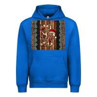 Cobalt ho ho ho western christmas Urban Hoodie - Jasminsmagicworld