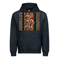 Navy ho ho ho western christmas Urban Hoodie - Jasminsmagicworld