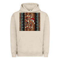 Pigment French Oak ho ho ho western christmas Urban Hoodie - Jasminsmagicworld