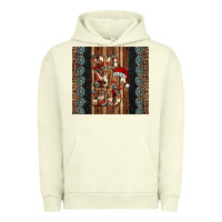 Ho Ho Ho Western Christmas Urban Hoodie | Teevron