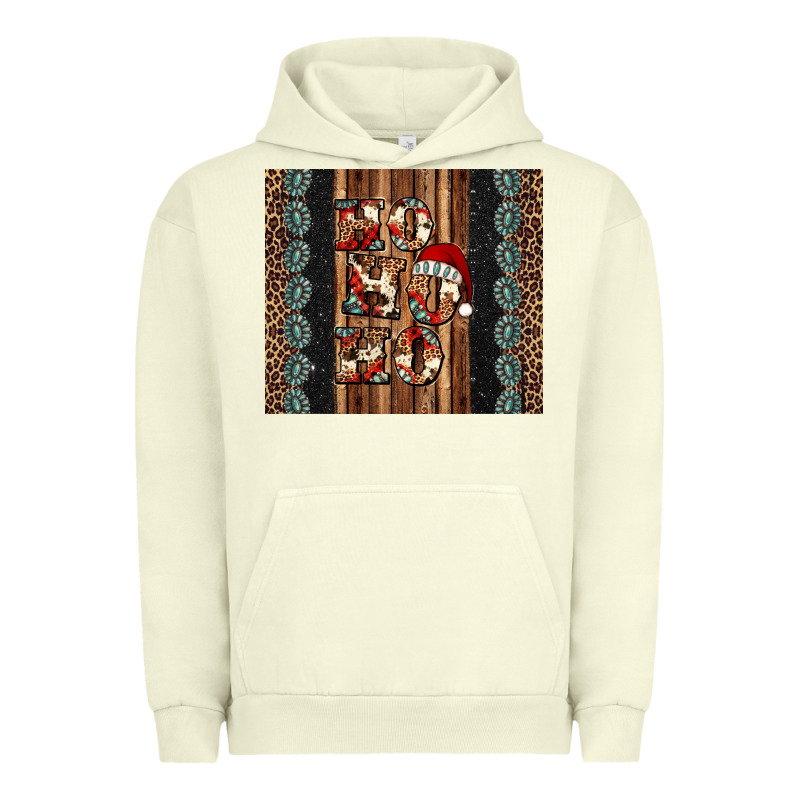 Ho Ho Ho Western Christmas Urban Hoodie by Jasminsmagicworld | Teevron