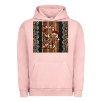 Pigment Salmon ho ho ho western christmas Urban Hoodie - Jasminsmagicworld