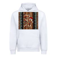 White ho ho ho western christmas Urban Hoodie - Jasminsmagicworld