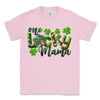 Bubblegum Pink st. patricks day one lucky mama Classic Tee - RanaPortraitStore