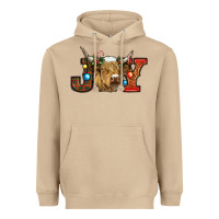 Mushroom christmas joy cow Heavyweight Hoodie - RanaPortraitStore