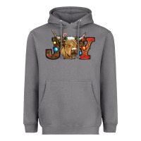Storm christmas joy cow Heavyweight Hoodie - RanaPortraitStore