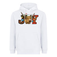 White christmas joy cow Heavyweight Hoodie - RanaPortraitStore