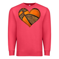 Cardinal basketball heart Premium Sweatshirt - HRA Design Shop