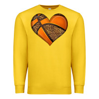 Lemon basketball heart Premium Sweatshirt - HRA Design Shop