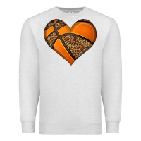Oatmeal Heather basketball heart Premium Sweatshirt - HRA Design Shop