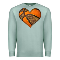 Seafoam basketball heart Premium Sweatshirt - HRA Design Shop