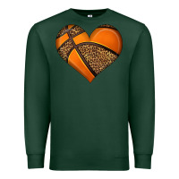 Sports Green basketball heart Premium Sweatshirt - HRA Design Shop