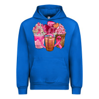 Cobalt breast cancer coffee cups Urban Hoodie - NancyCooperArtShop