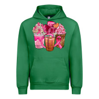 Emerald breast cancer coffee cups Urban Hoodie - NancyCooperArtShop