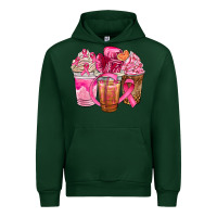 Foreset Green breast cancer coffee cups Urban Hoodie - NancyCooperArtShop