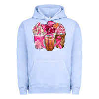 Pigment Grape Ice breast cancer coffee cups Urban Hoodie - NancyCooperArtShop