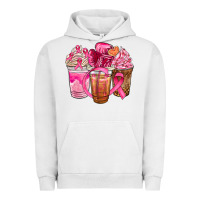 Pigment Lunar Rock breast cancer coffee cups Urban Hoodie - NancyCooperArtShop