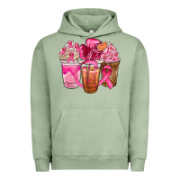 Pigment Oil Green breast cancer coffee cups Urban Hoodie - NancyCooperArtShop