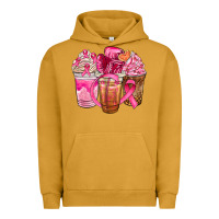 Pigment Peanut Butter breast cancer coffee cups Urban Hoodie - NancyCooperArtShop