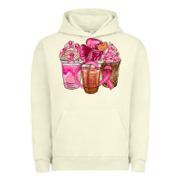 Pigment Pistachio breast cancer coffee cups Urban Hoodie - NancyCooperArtShop