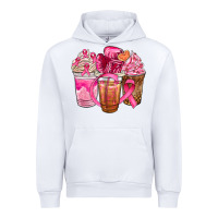 White breast cancer coffee cups Urban Hoodie - NancyCooperArtShop