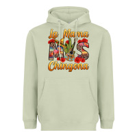 Matcha La Mama mas Chingona Heavyweight Hoodie - texasbilliewilder