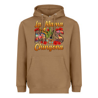 Toasted Coconut La Mama mas Chingona Heavyweight Hoodie - texasbilliewilder