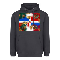 Smoke Mexican and Dominican Republic Heavyweight Hoodie - texasbilliewilder